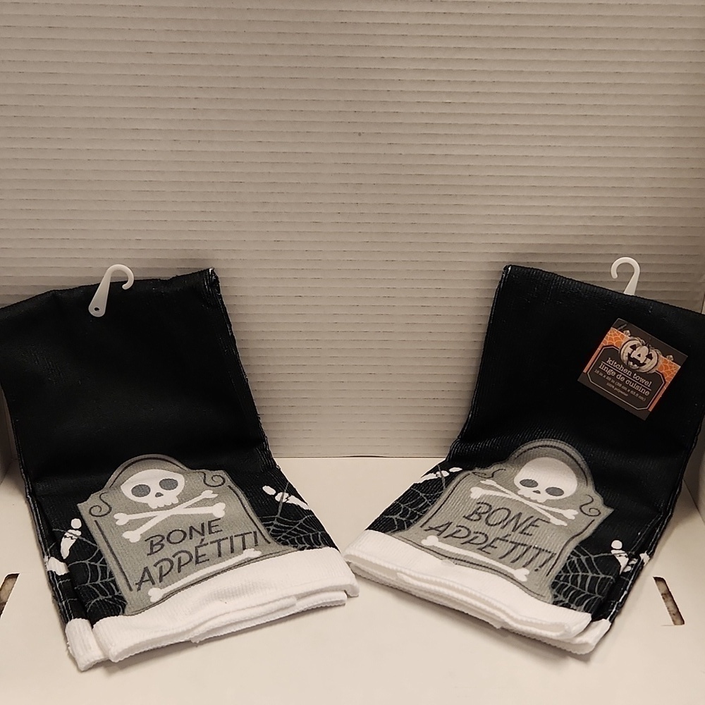 Halloween Kitchen Towel Set Goth